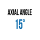 15 axial angle