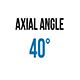 40 axial angle