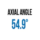 54,9 axial angle